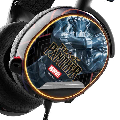 Marvel Black Panther Wakanda Salute SteelSeries Arctis 3 Skin